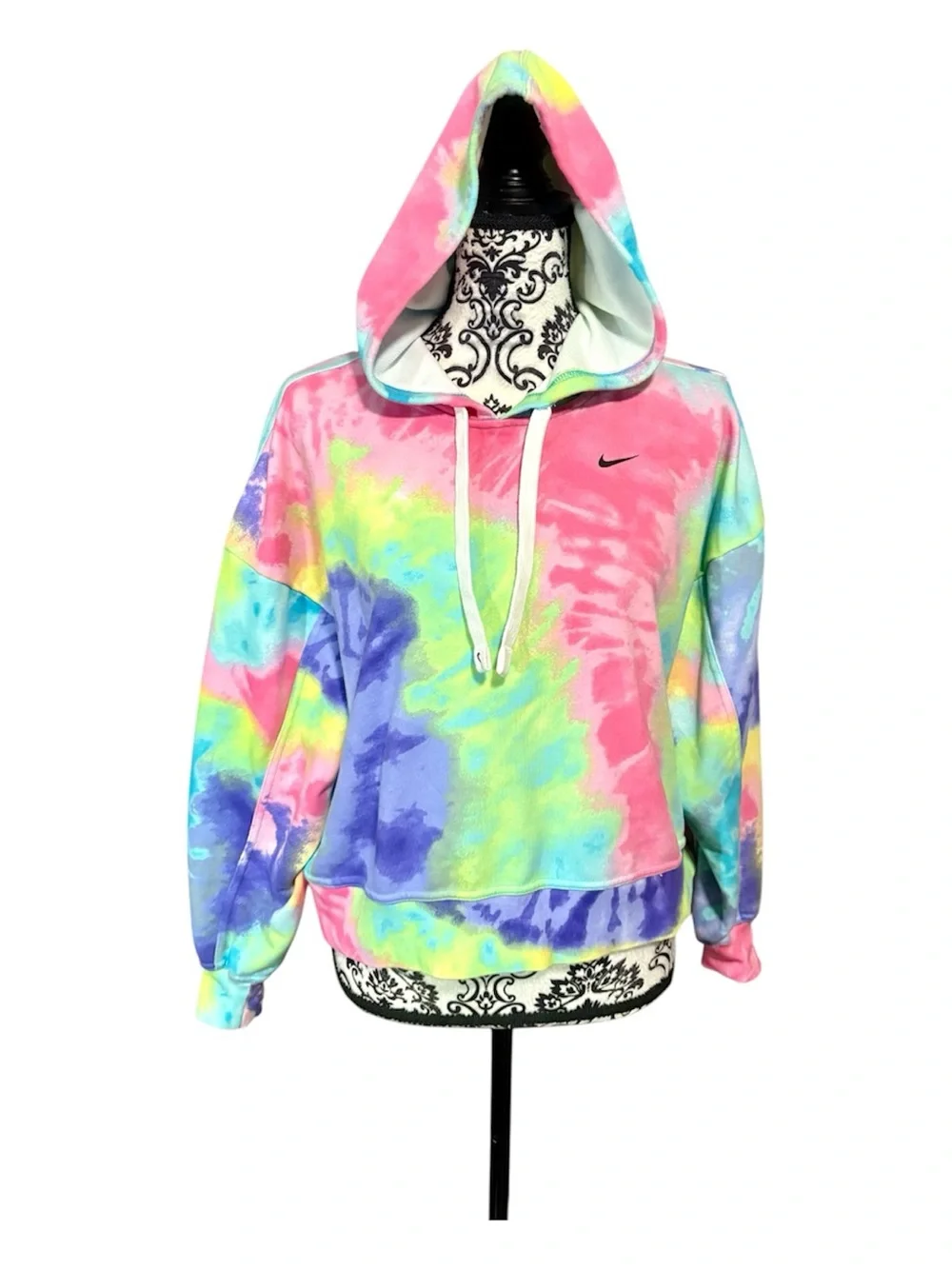 NIKE Multicolor Tie-Dye Pullover Hoodie